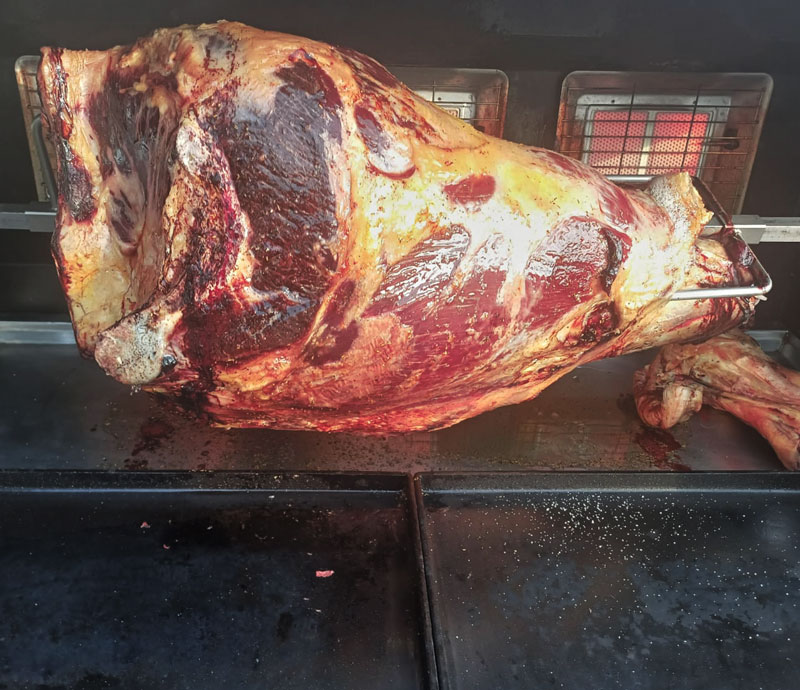 cuisse de boeuf rotisserie
